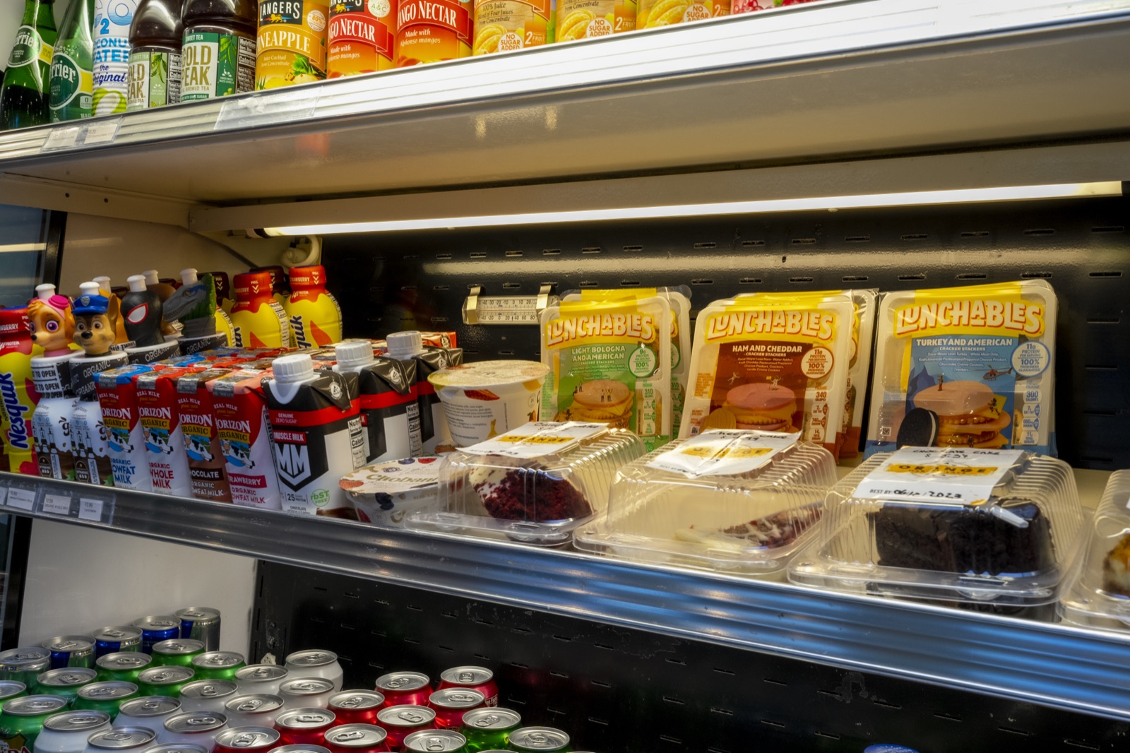 Grab-and-go snacks and drinks at Orange Marketplace